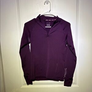 Zoot Women’s s Deep Purple Zip Up Sweater